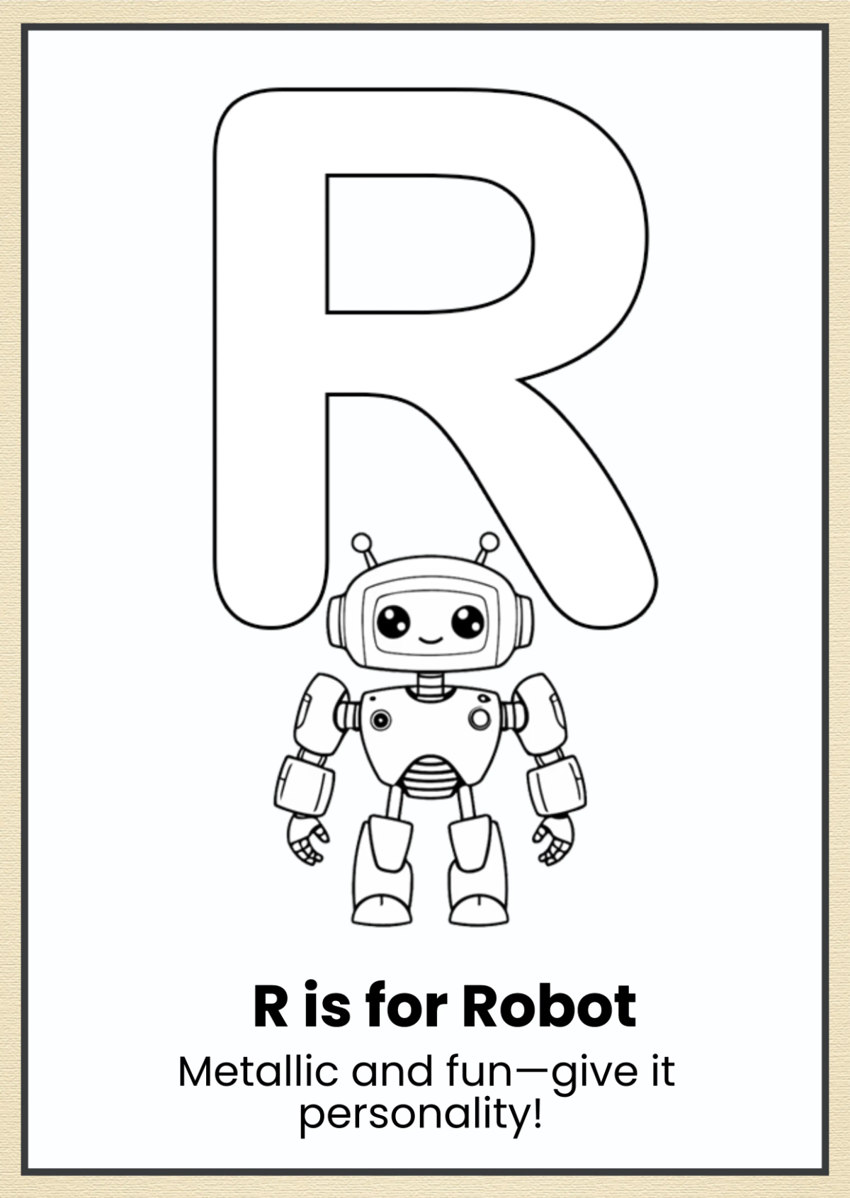 Free Modern Alphabet Coloring Book Template to Edit Online