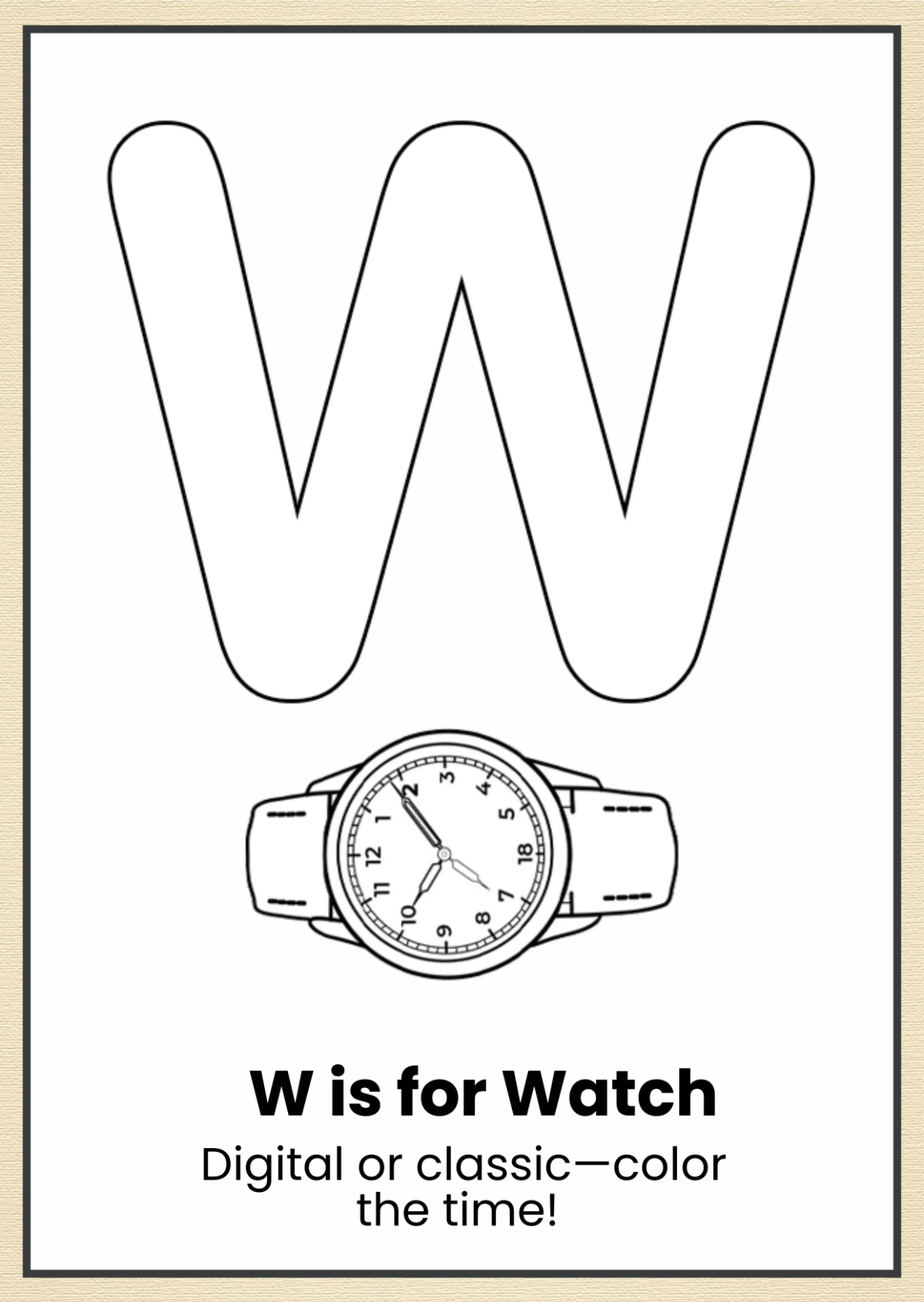 Free Modern Alphabet Coloring Book Template to Edit Online