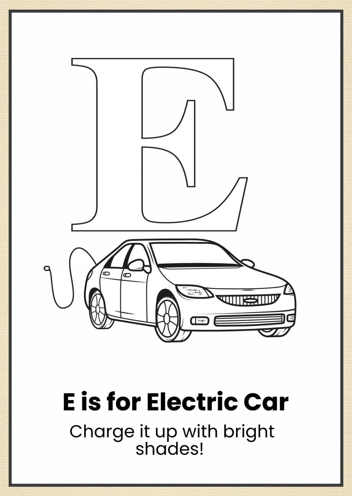 Free Modern Alphabet Coloring Book Template to Edit Online