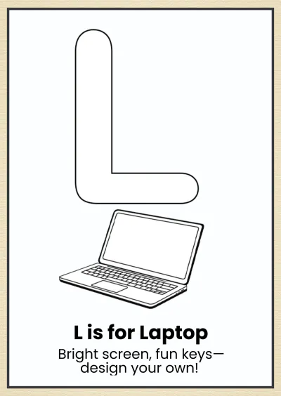 Free Modern Alphabet Coloring Book Template to Edit Online