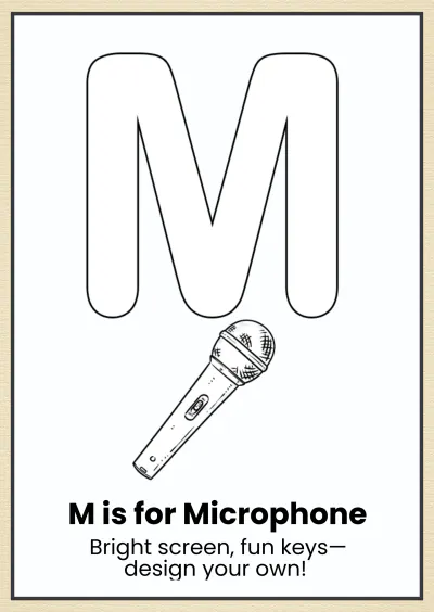 Free Modern Alphabet Coloring Book Template to Edit Online
