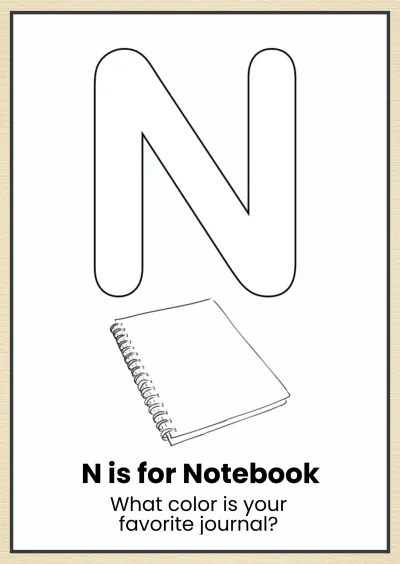 Free Modern Alphabet Coloring Book Template to Edit Online