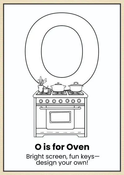 Free Modern Alphabet Coloring Book Template to Edit Online