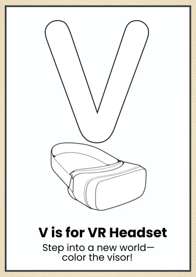 Free Modern Alphabet Coloring Book Template to Edit Online