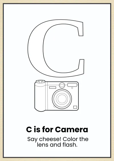 Free Modern Alphabet Coloring Book Template to Edit Online