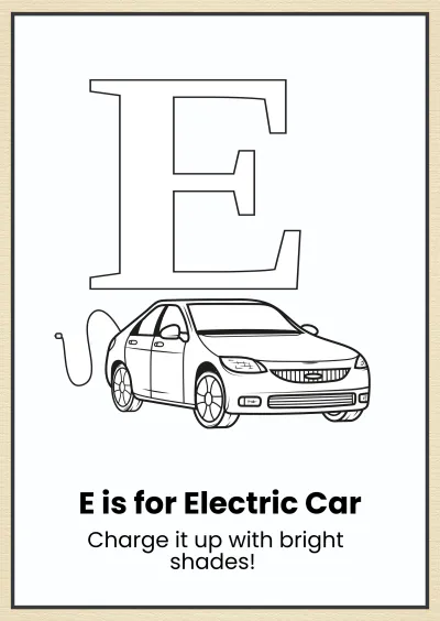 Free Modern Alphabet Coloring Book Template to Edit Online