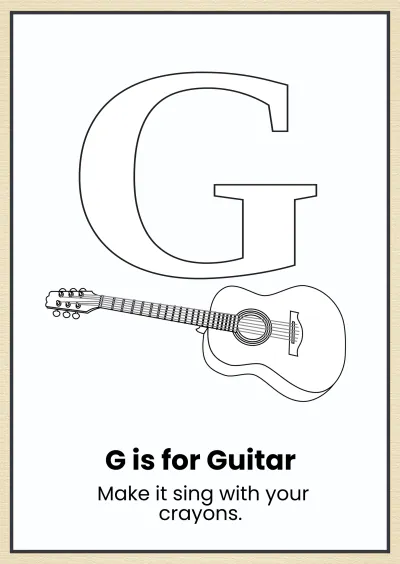 Free Modern Alphabet Coloring Book Template to Edit Online