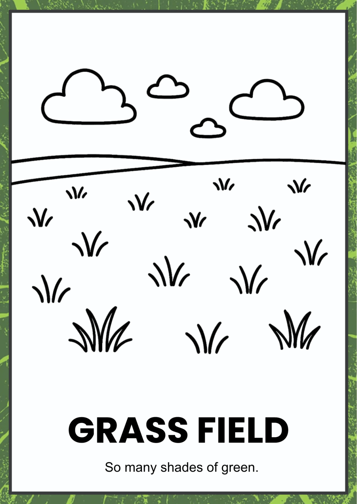 Free Nature Coloring Book Template to Edit Online