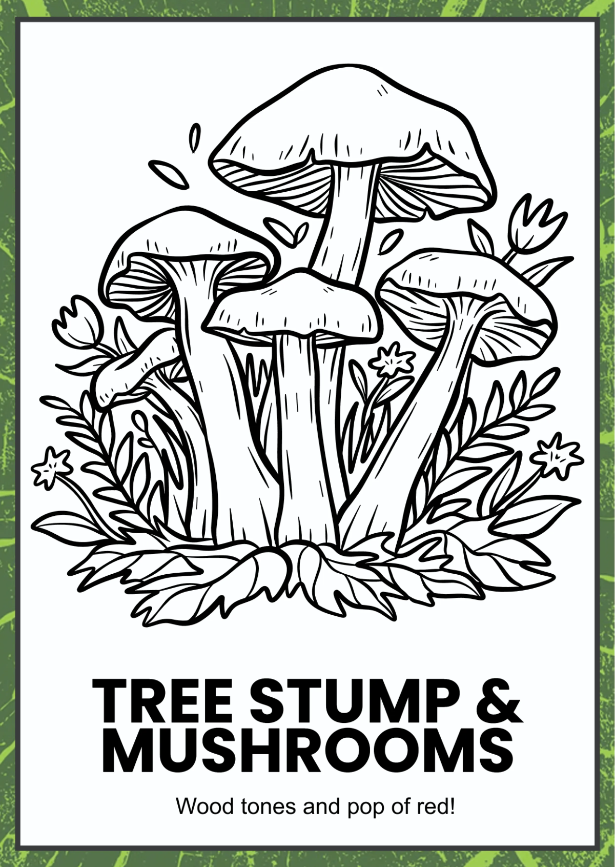 Free Nature Coloring Book Template to Edit Online