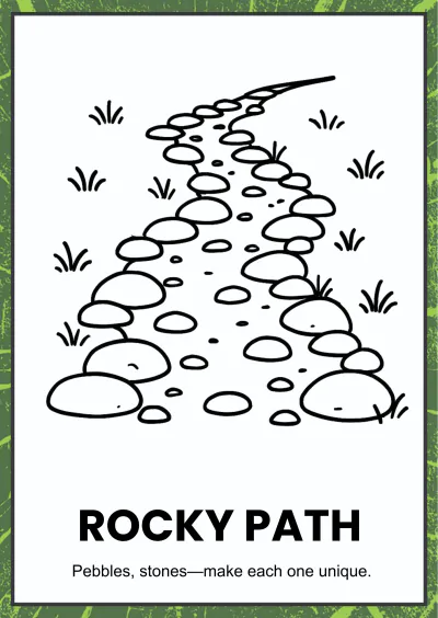 Free Nature Coloring Book Template to Edit Online
