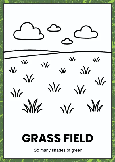 Free Nature Coloring Book Template to Edit Online