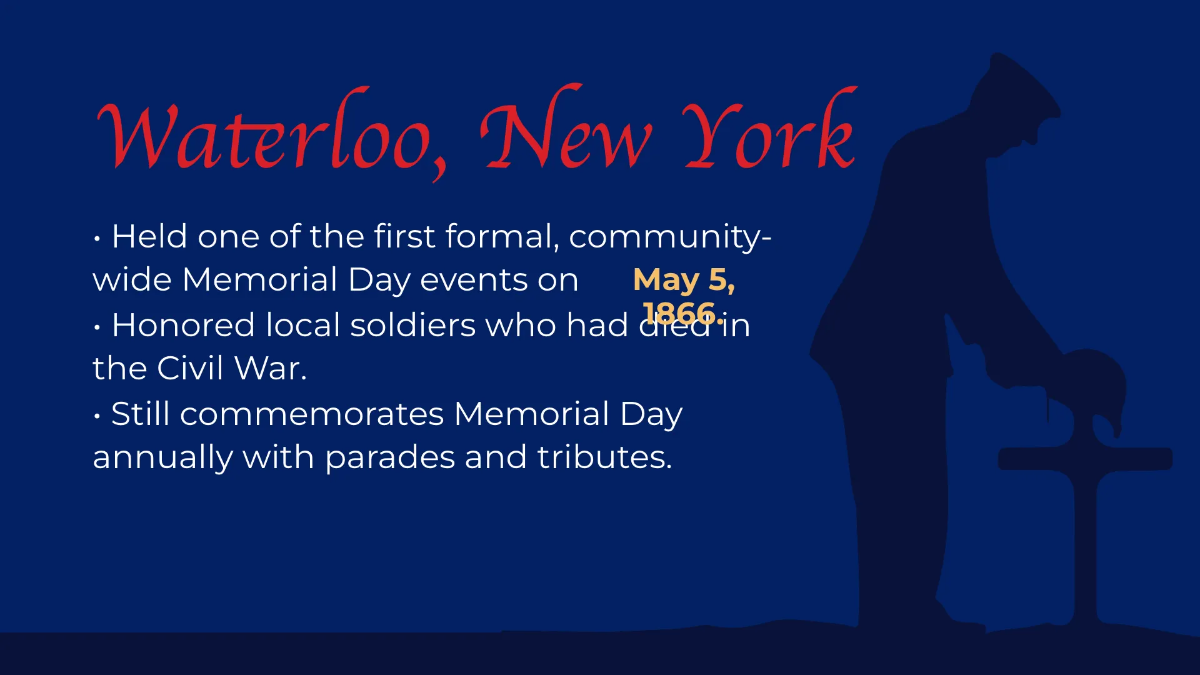 Free Memorial Day Presentation Template to Edit Online