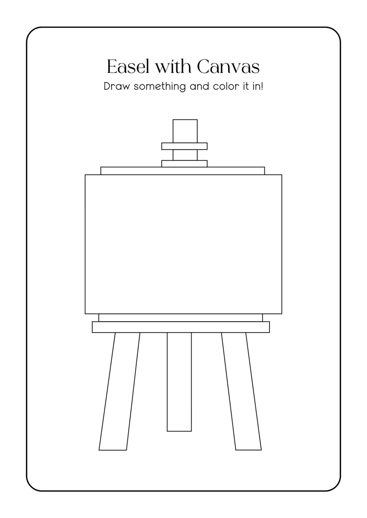 Free Art Coloring Book Template to Edit Online