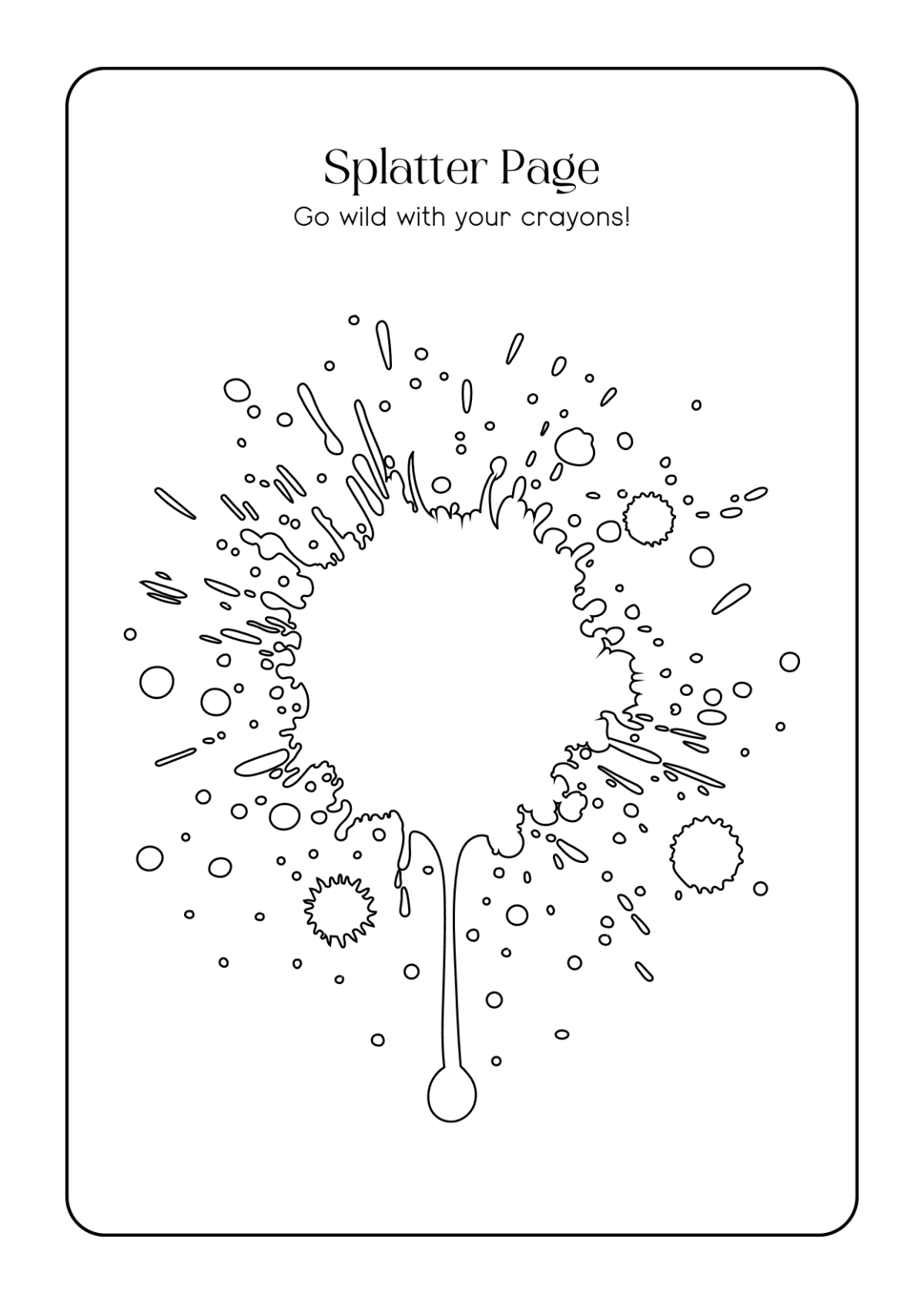 Free Art Coloring Book Template to Edit Online