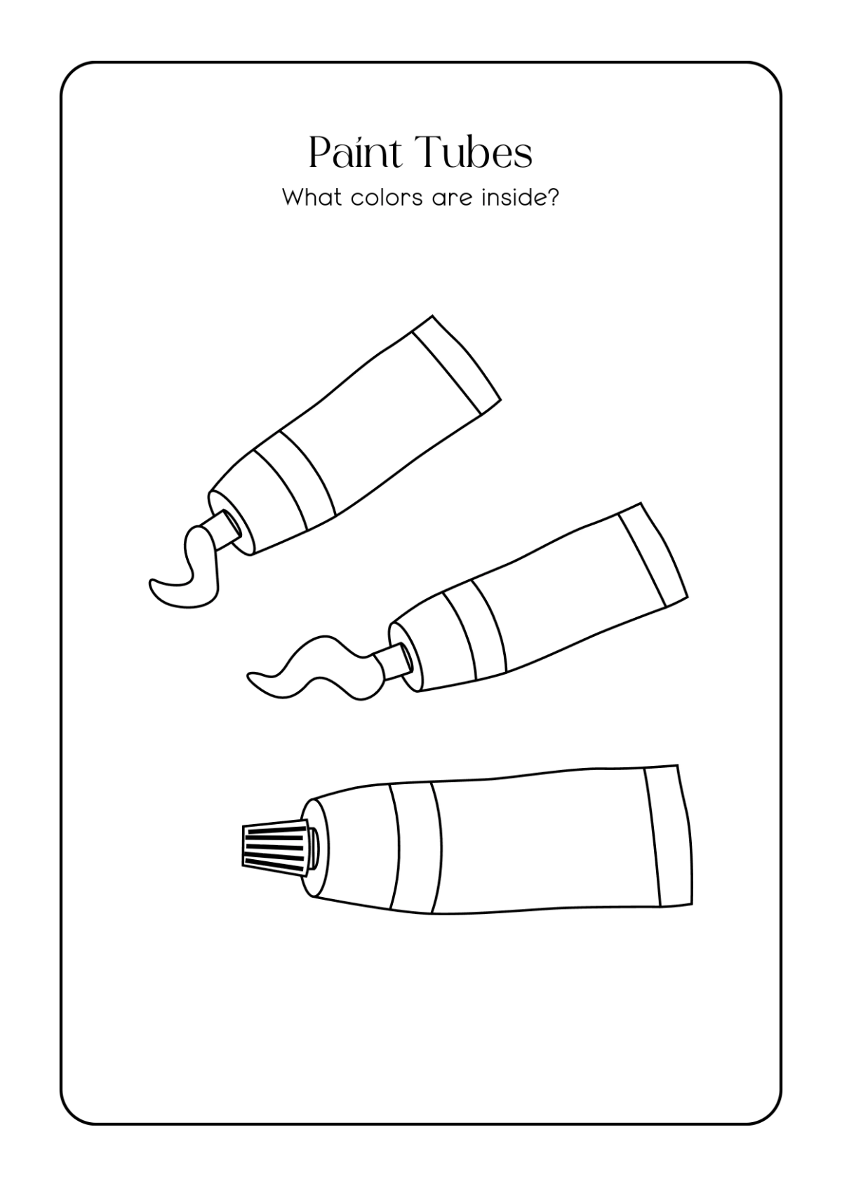 Free Art Coloring Book Template to Edit Online