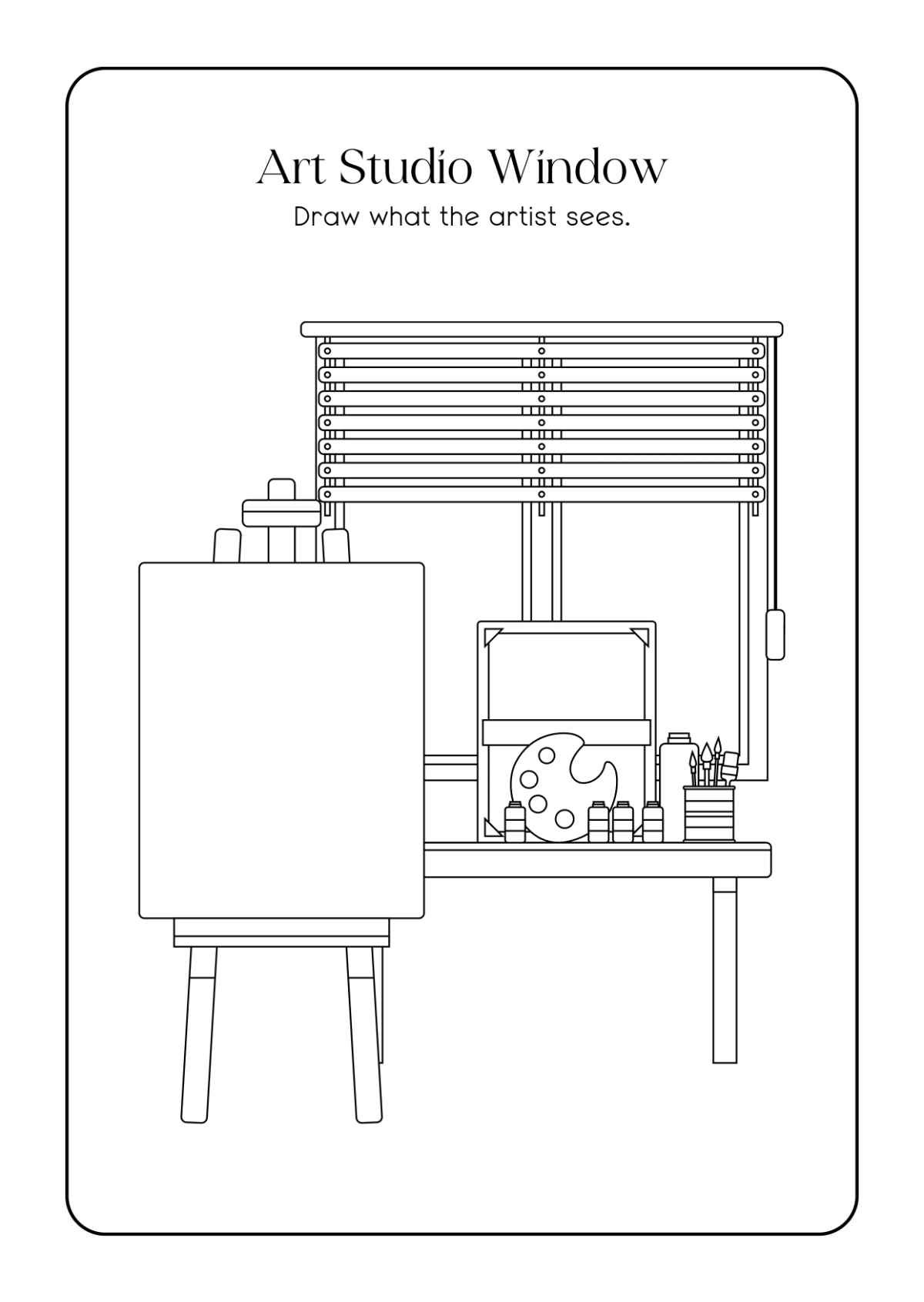 Free Art Coloring Book Template to Edit Online