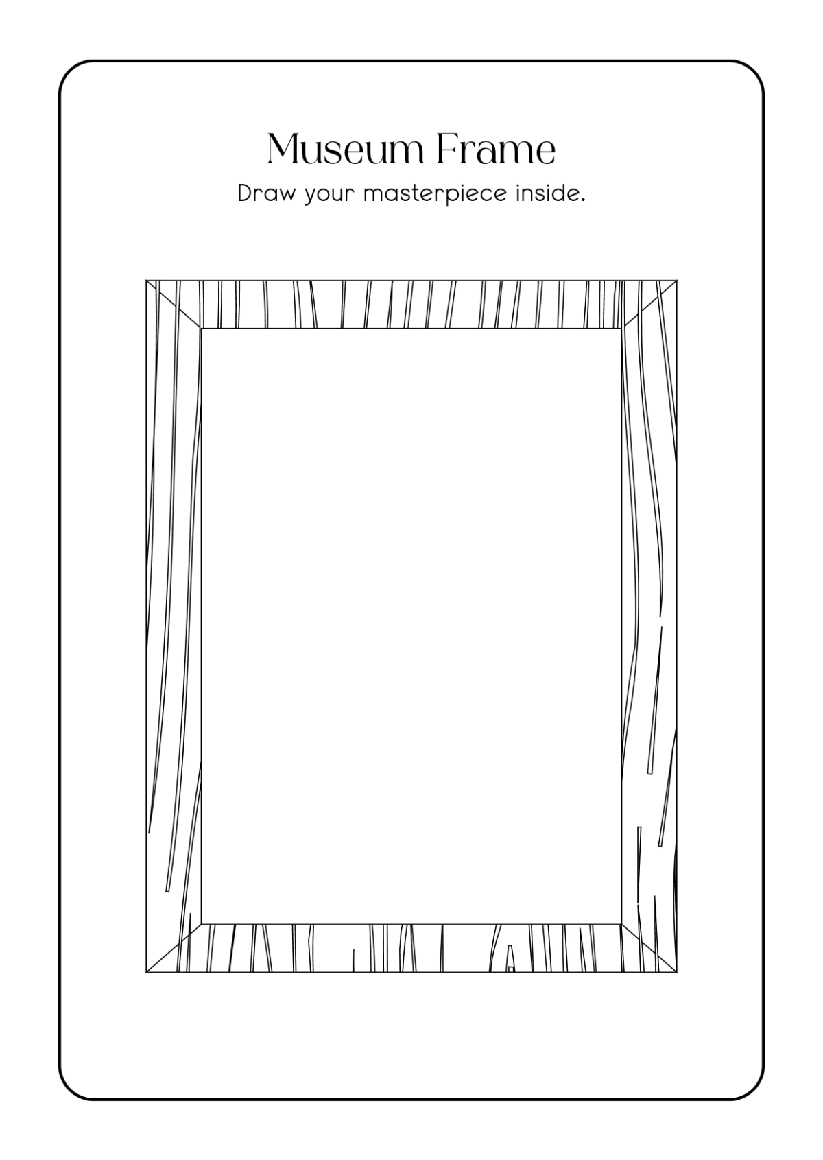 Free Art Coloring Book Template to Edit Online