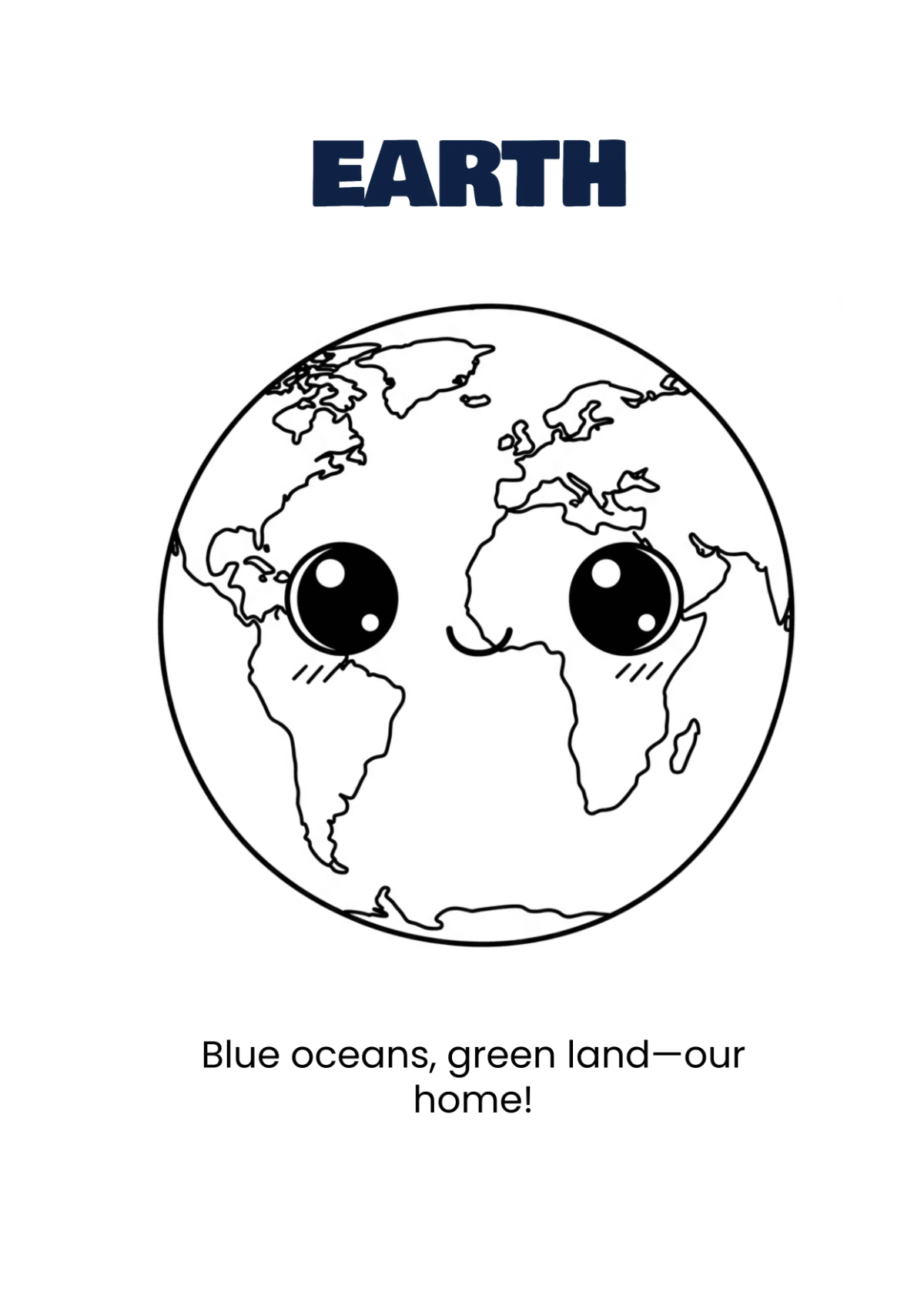 Free Planets Coloring Book Design Template to Edit Online
