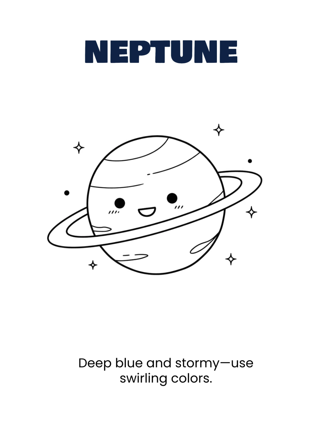 Free Planets Coloring Book Design Template to Edit Online