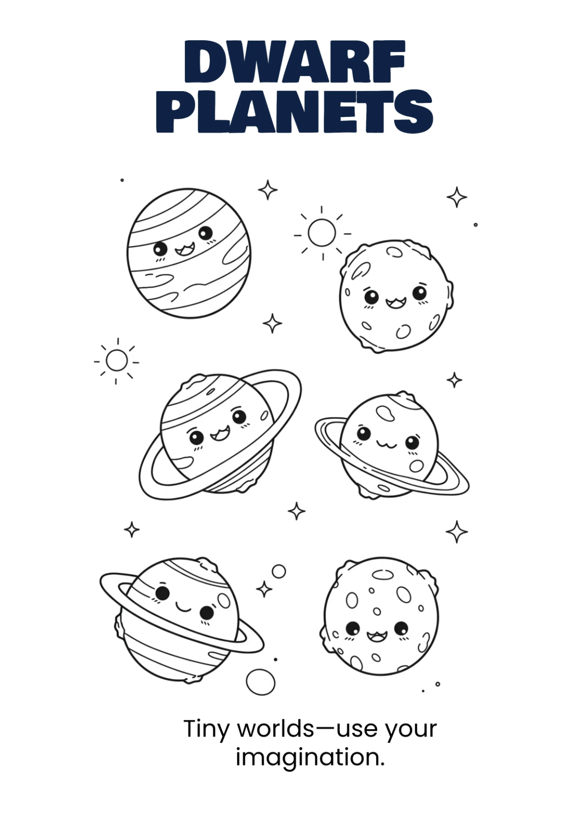 Free Planets Coloring Book Design Template to Edit Online
