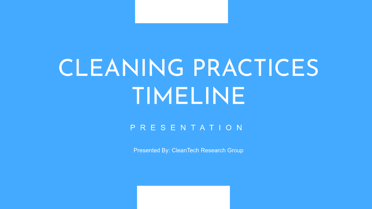 Free Clean Timeline Presentation to Edit Online