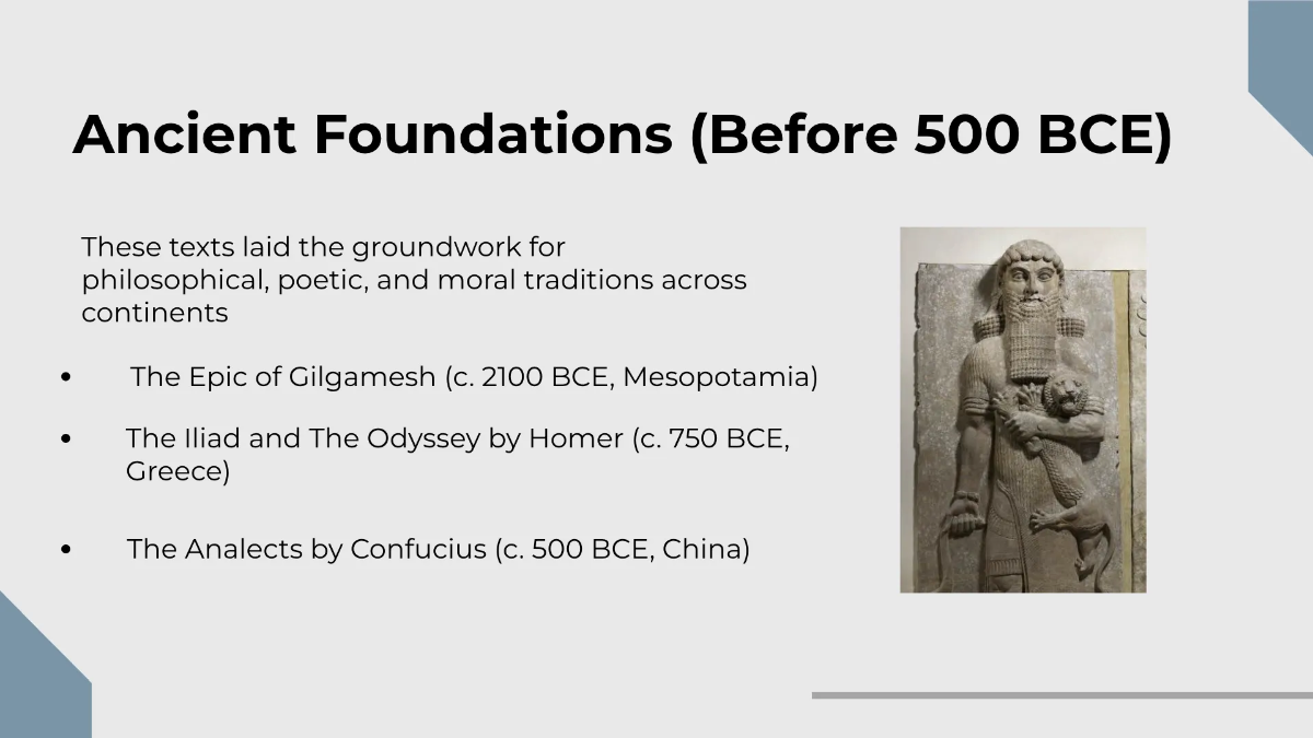 Free Classic Timeline Presentation Template to Edit Online