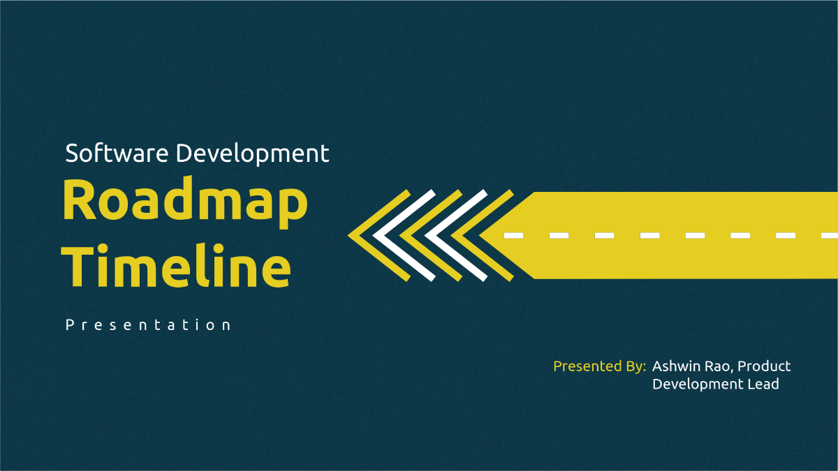 Free Roadmap Timeline Presentation to Edit Online