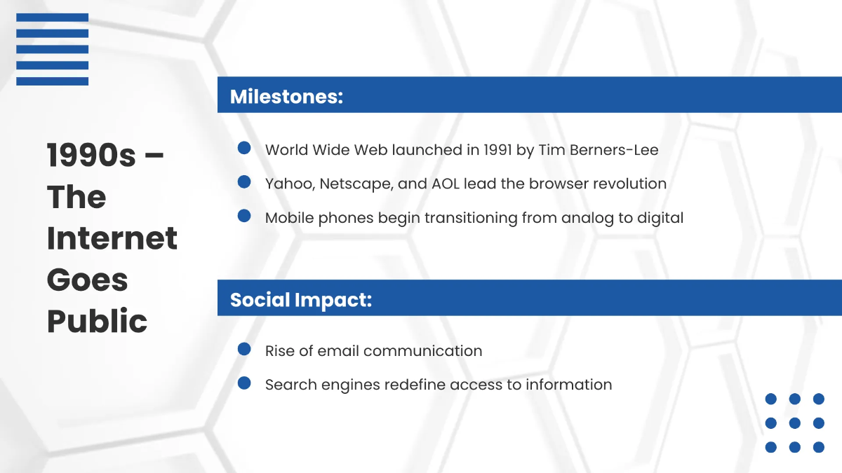 Free Infographic Timeline Presentation Template to Edit Online