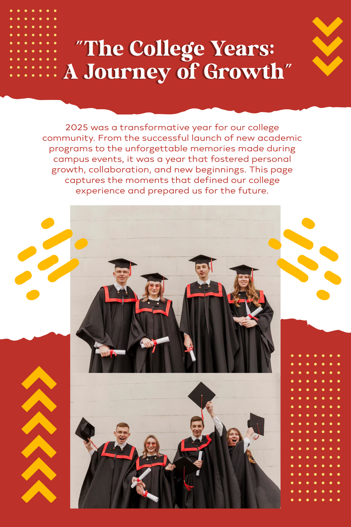 Free Yearbook Template to Edit Online