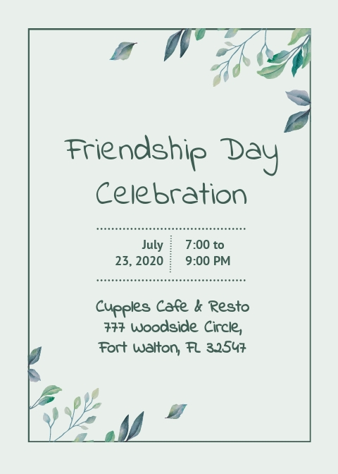 8+ FREE Printable Invitation Templates - Microsoft Word (DOC) | Template.net