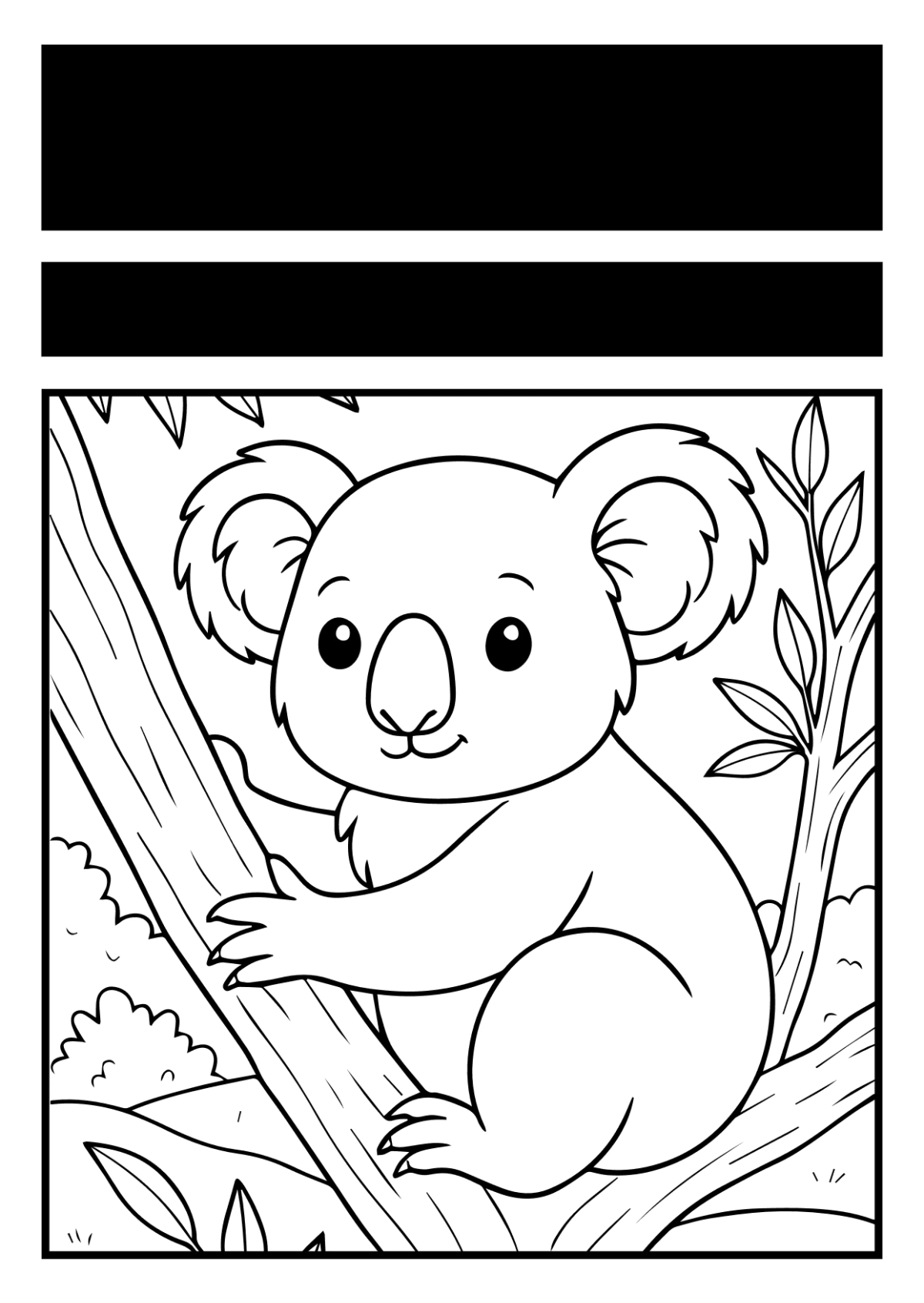 Free Animal Coloring Book Template to Edit Online