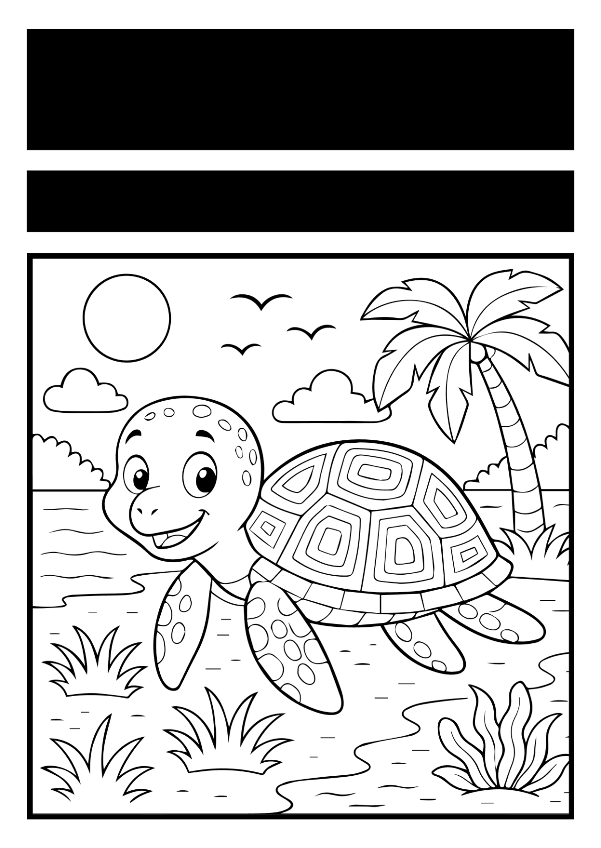 Free Animal Coloring Book Template to Edit Online