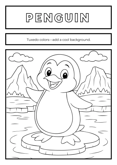Free Animal Coloring Book Template to Edit Online