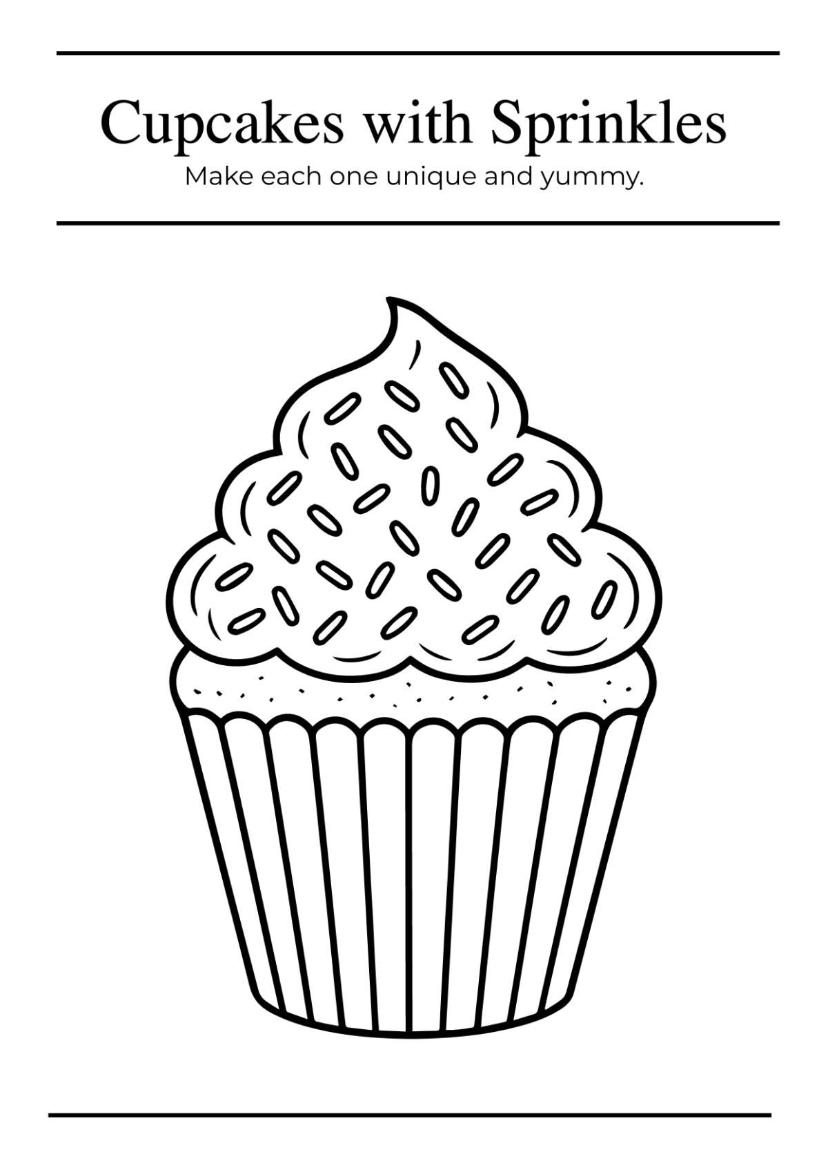 Free Girl Coloring Book Template to Edit Online