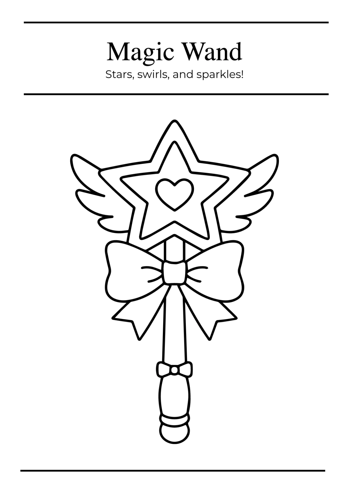 Free Girl Coloring Book Template to Edit Online