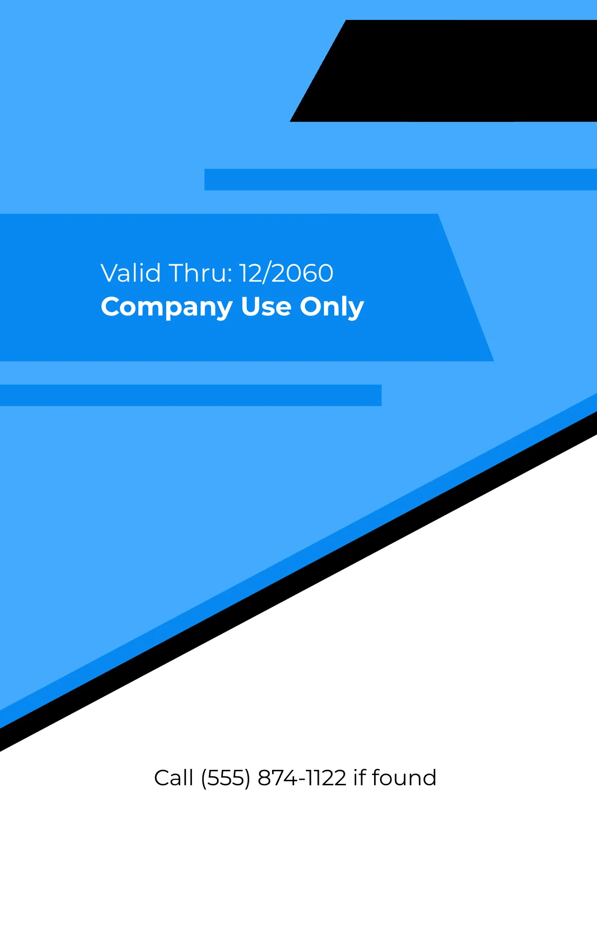 Free Employee ID Card with Barcode Template to Edit Online