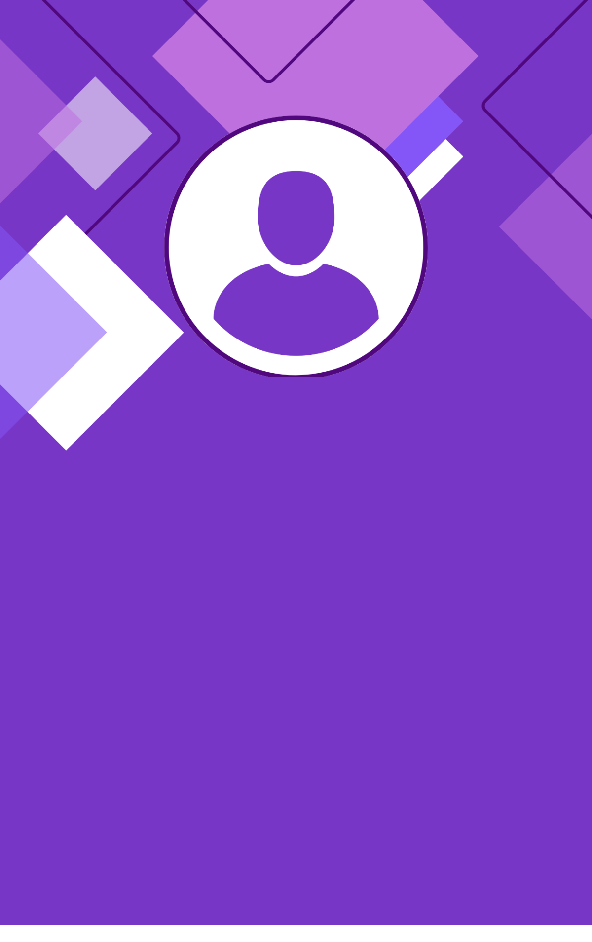 Free Purple Event Background ID Card Template to Edit Online
