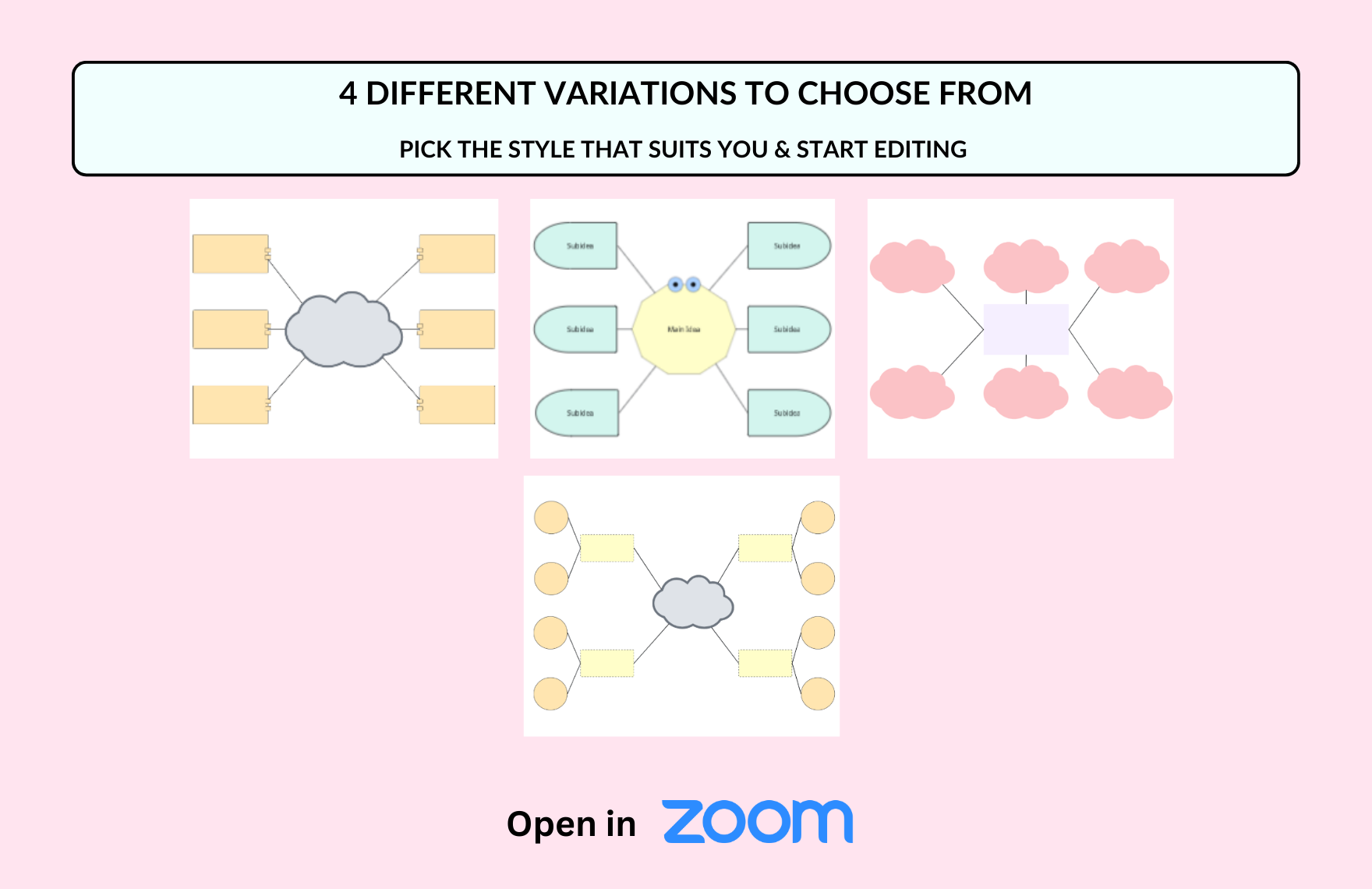 Free Spider Diagram Template