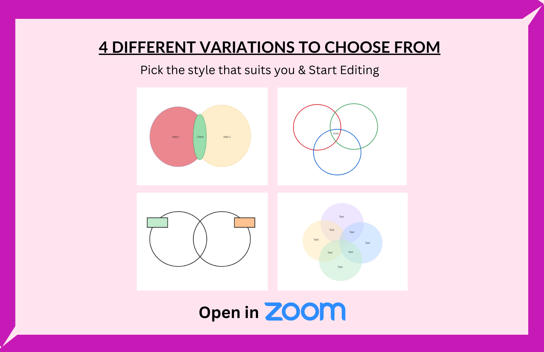 Free Venn Diagram Template