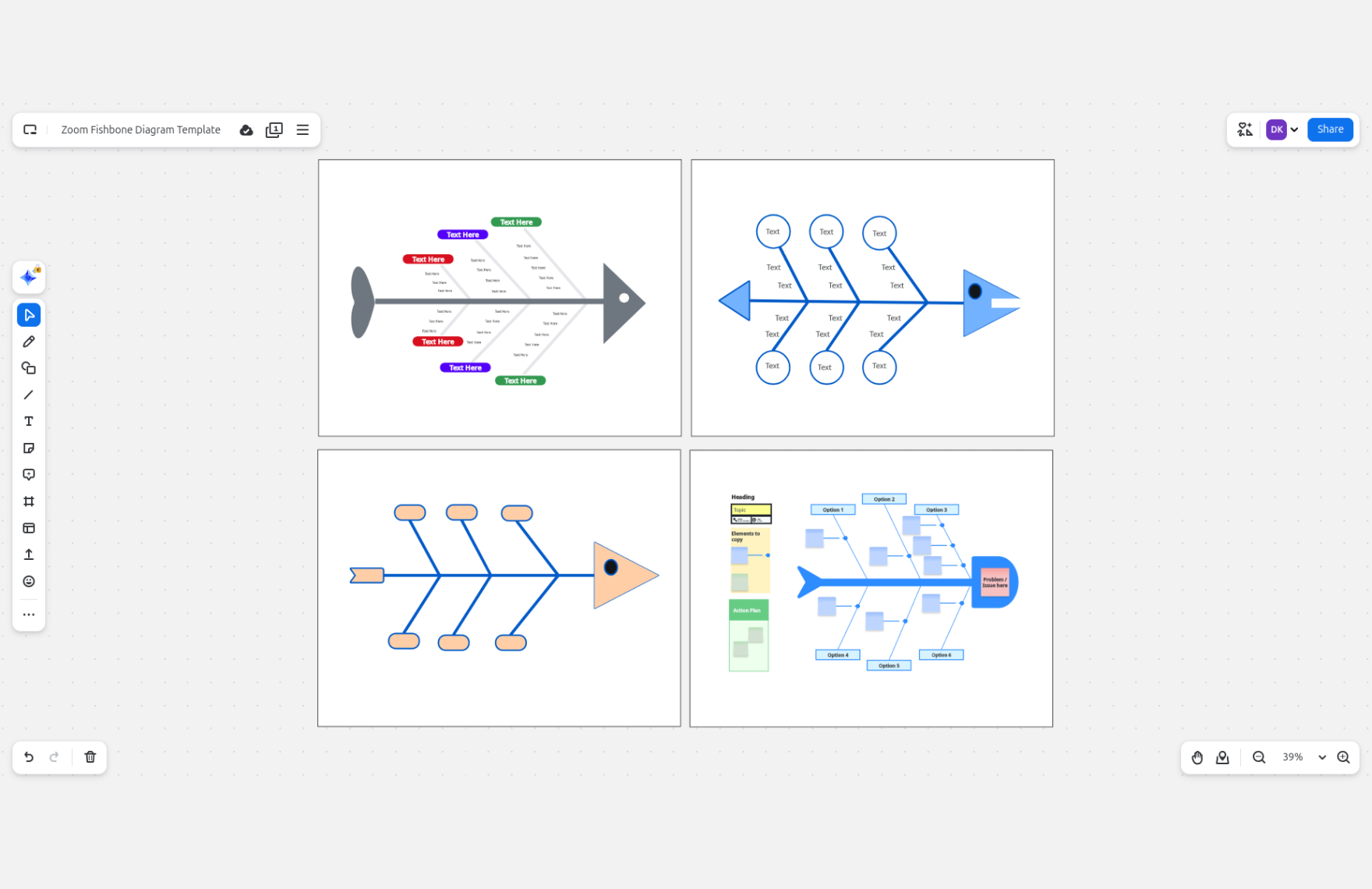 Free Fishbone Diagram Template