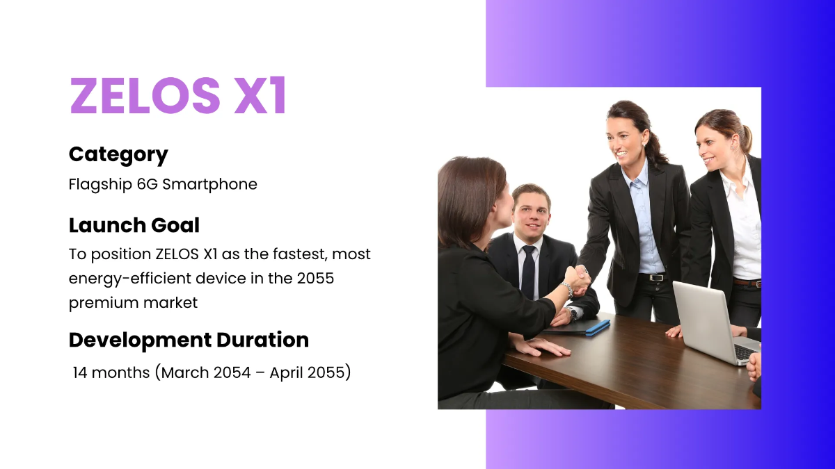 Free Product Launch Timeline Presentation Template to Edit Online