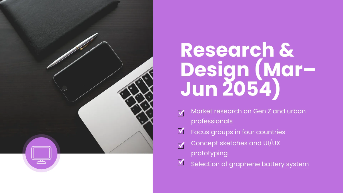 Free Product Launch Timeline Presentation Template to Edit Online