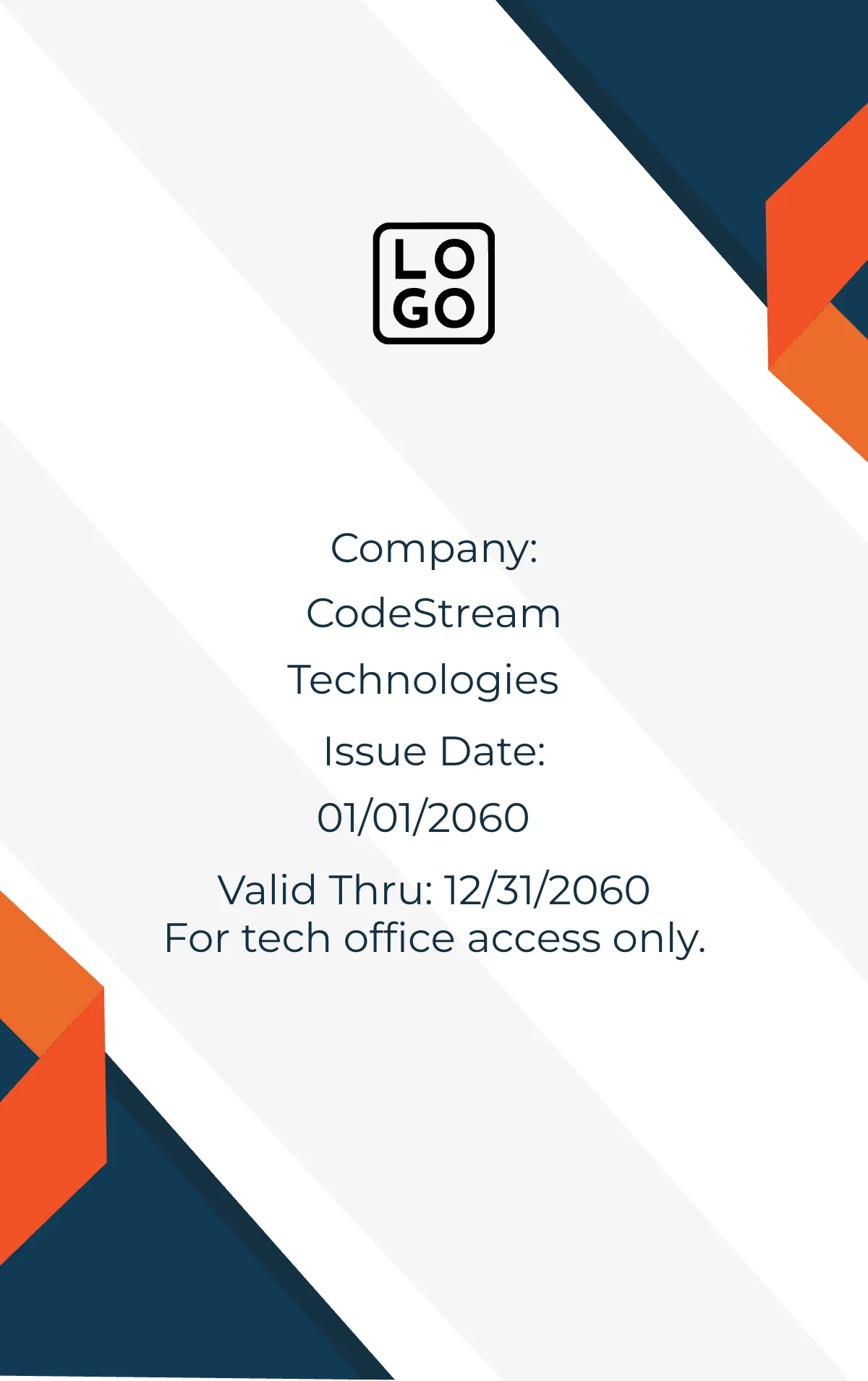 Free Software Employee ID Card Template to Edit Online