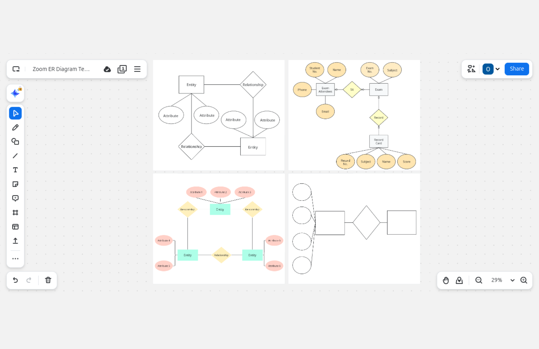 Free ER Diagram Template