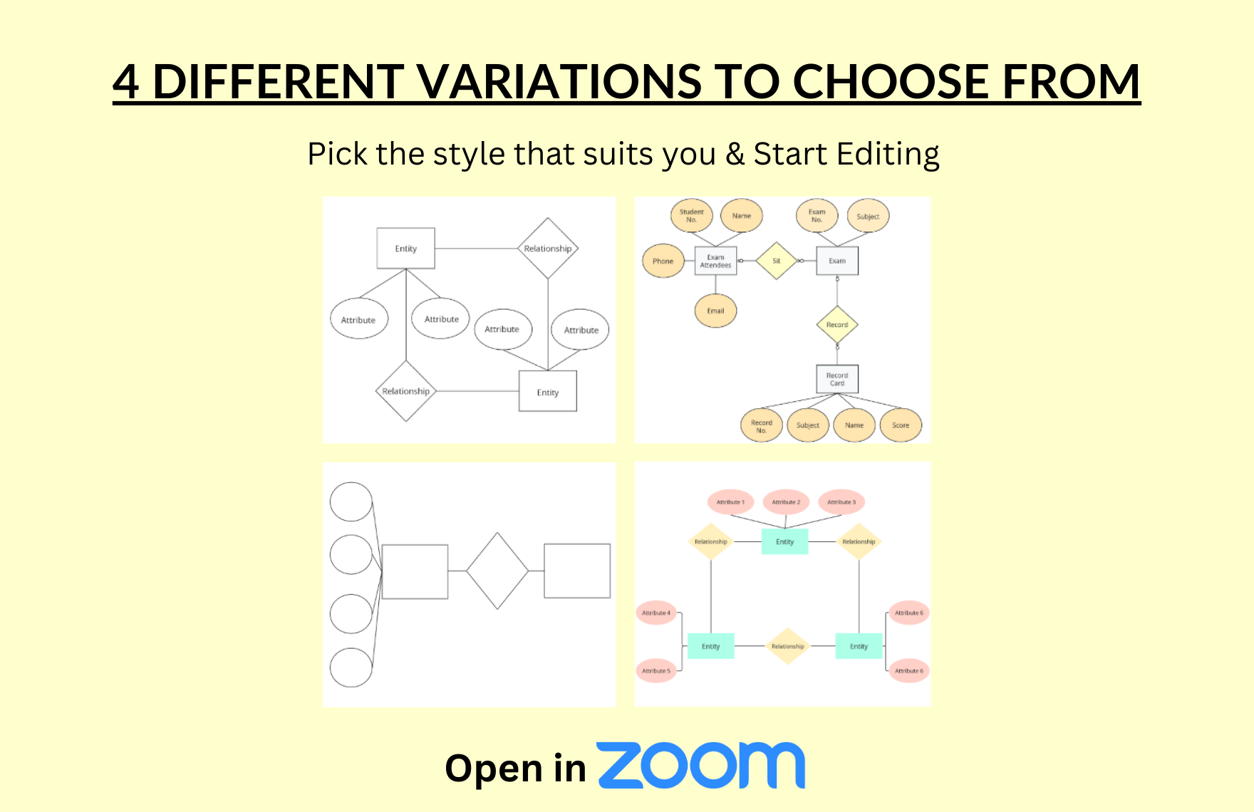 Free ER Diagram Template