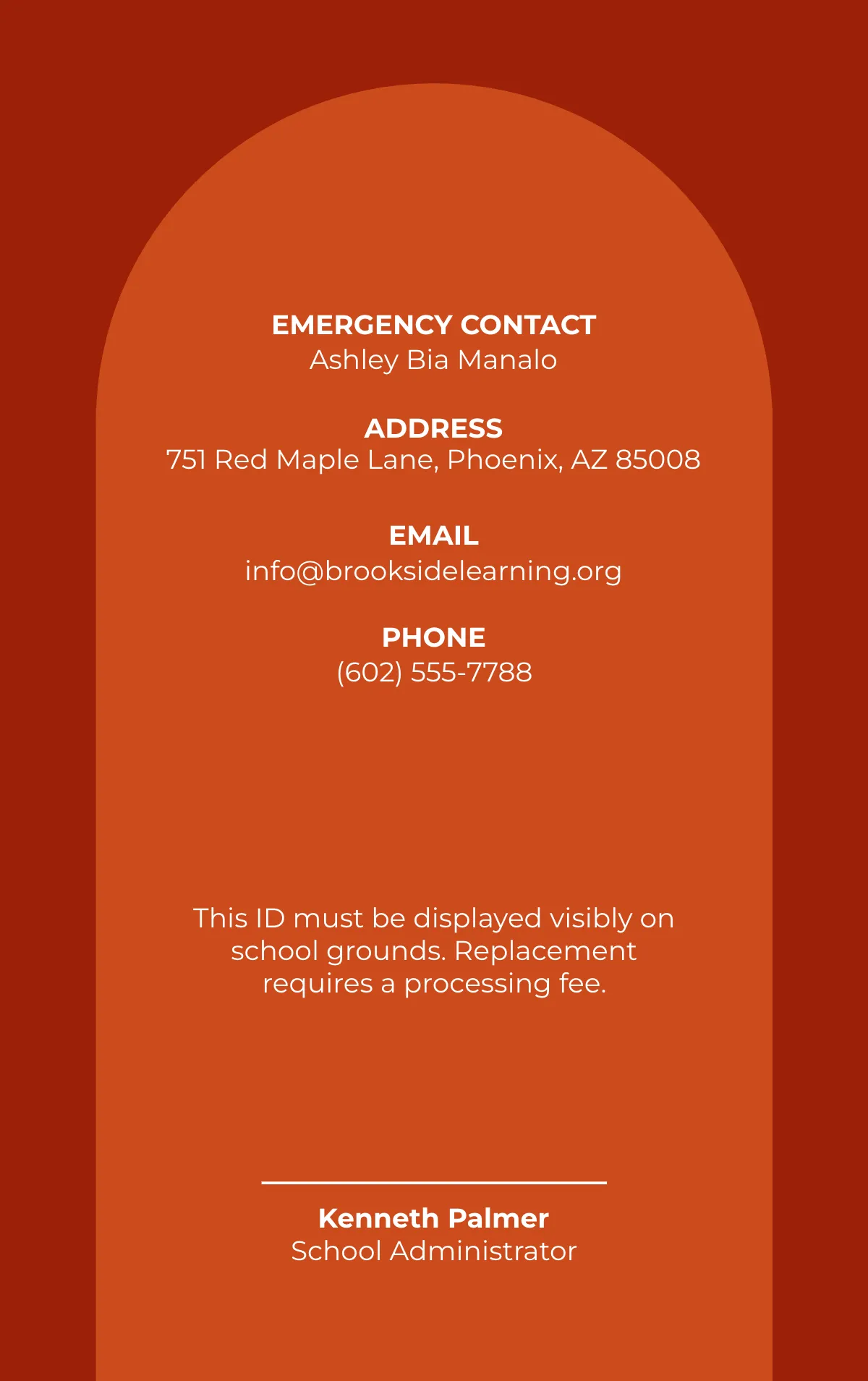 Free School ID Card with Logo Template to Edit Online