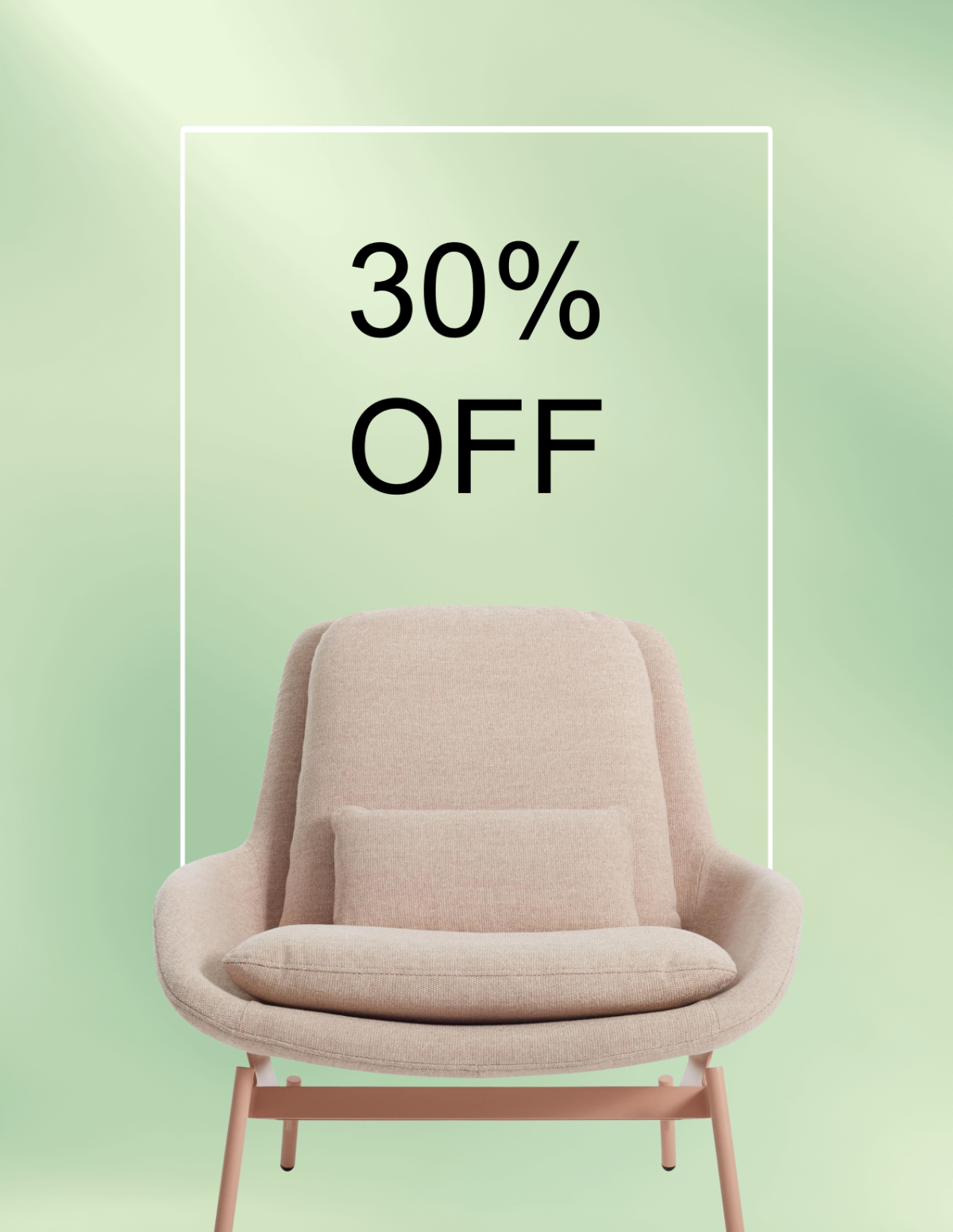 Free Professional Sage Pastel Color Photo Template to Edit Online