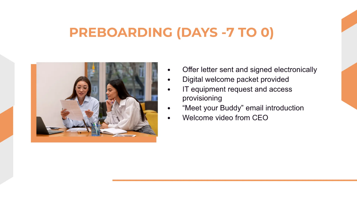 Free HR Timeline Presentation Template to Edit Online