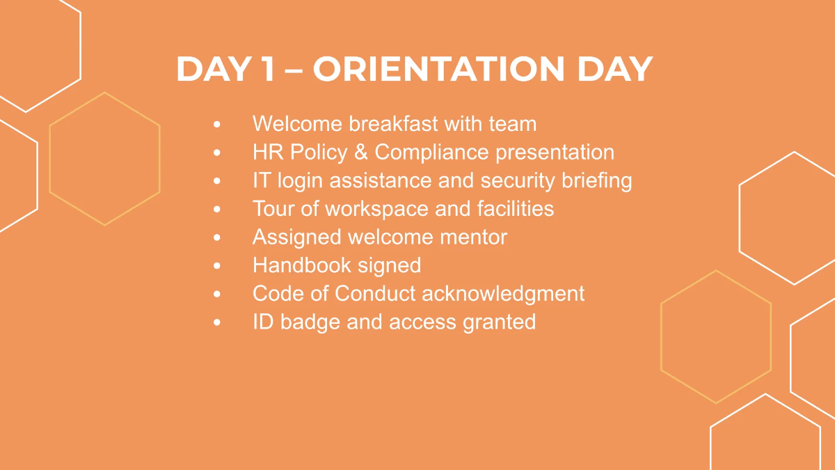 Free HR Timeline Presentation Template to Edit Online