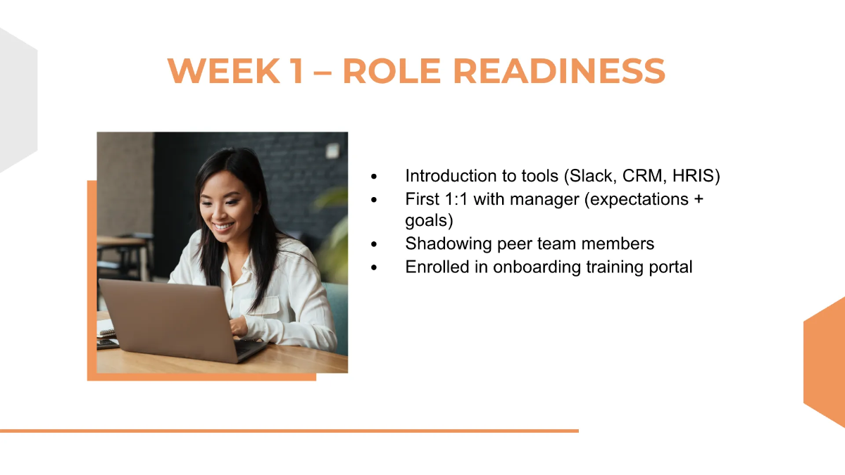 Free HR Timeline Presentation Template to Edit Online